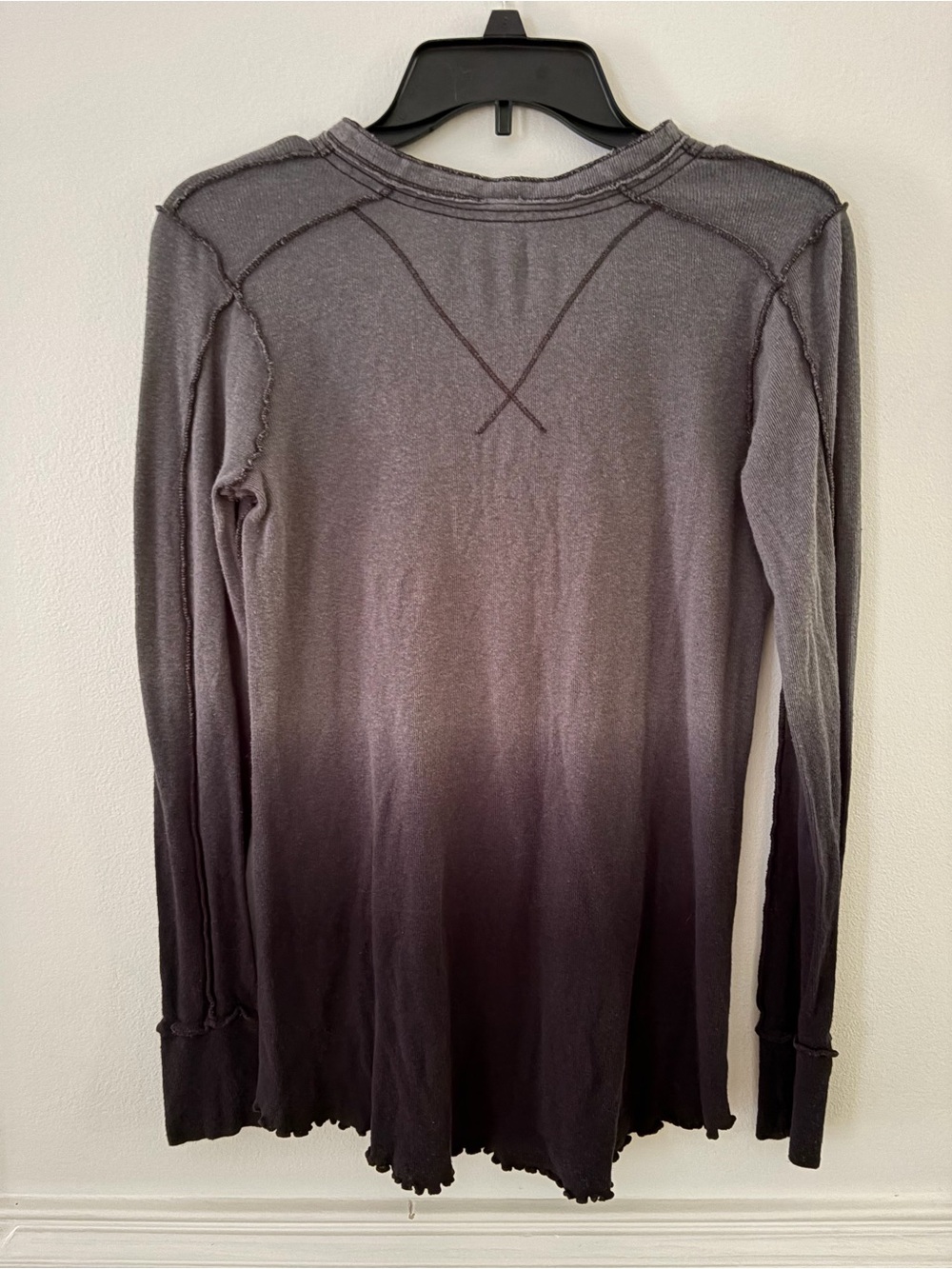 We The Free Cozy Up Ombre Henley Top - Picture 2 of 6